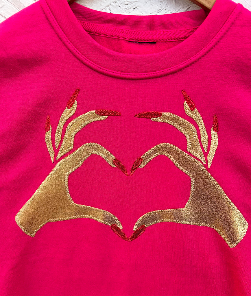 Nailed It - Hot Pink Unisex fit - Gold with red