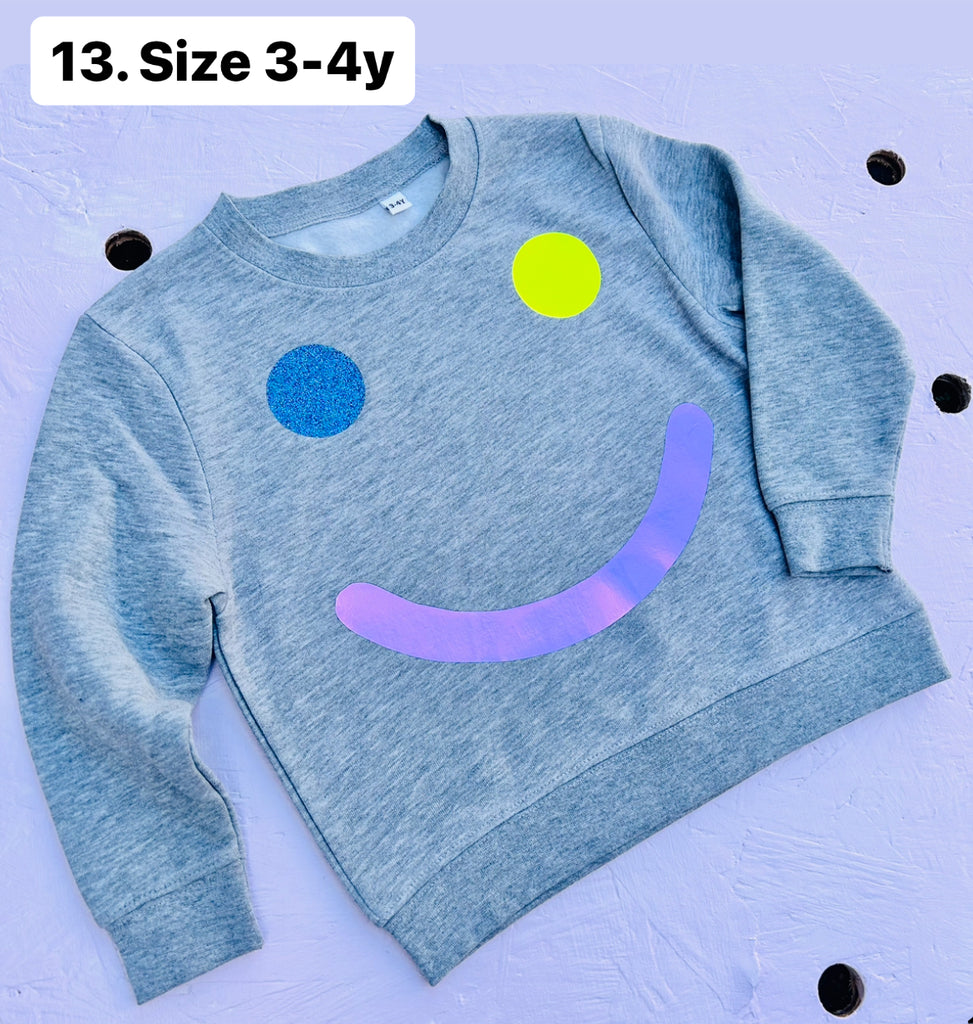 Happy Kids Tees and Sweatshirts - one off - various sizes