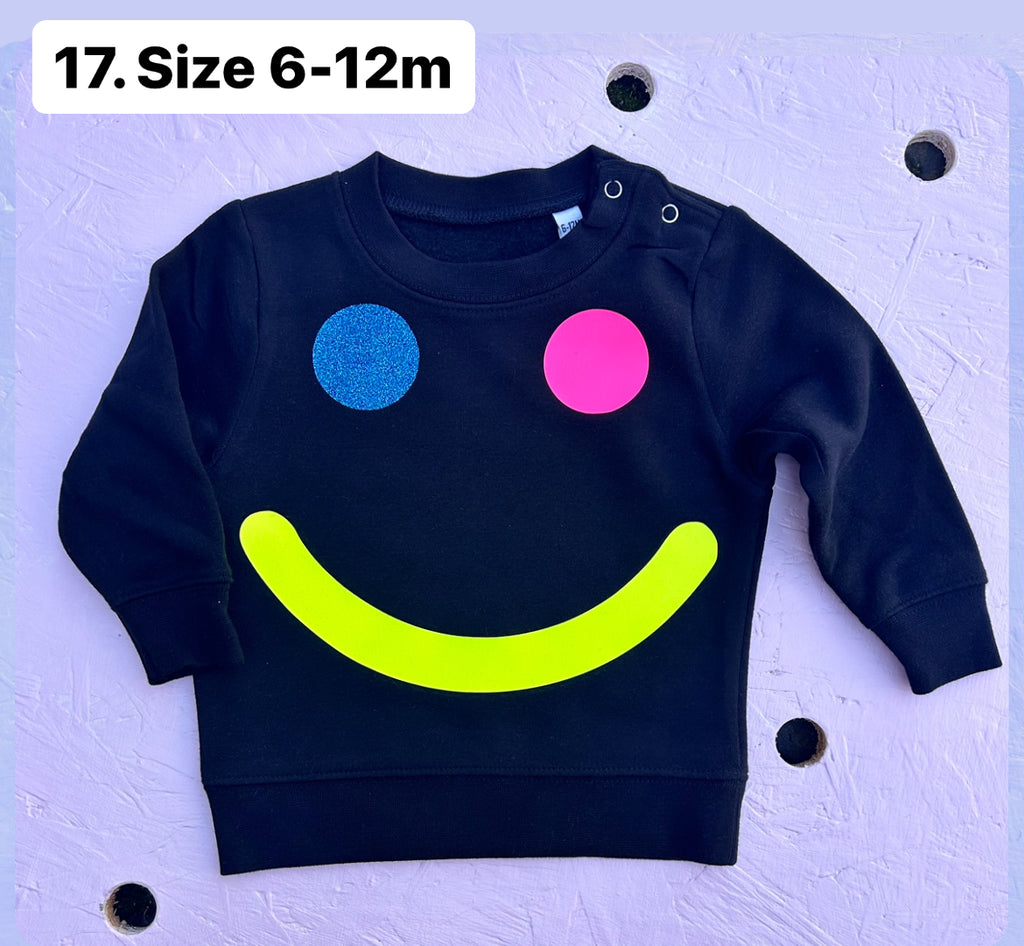 Happy Kids Tees and Sweatshirts - one off - various sizes