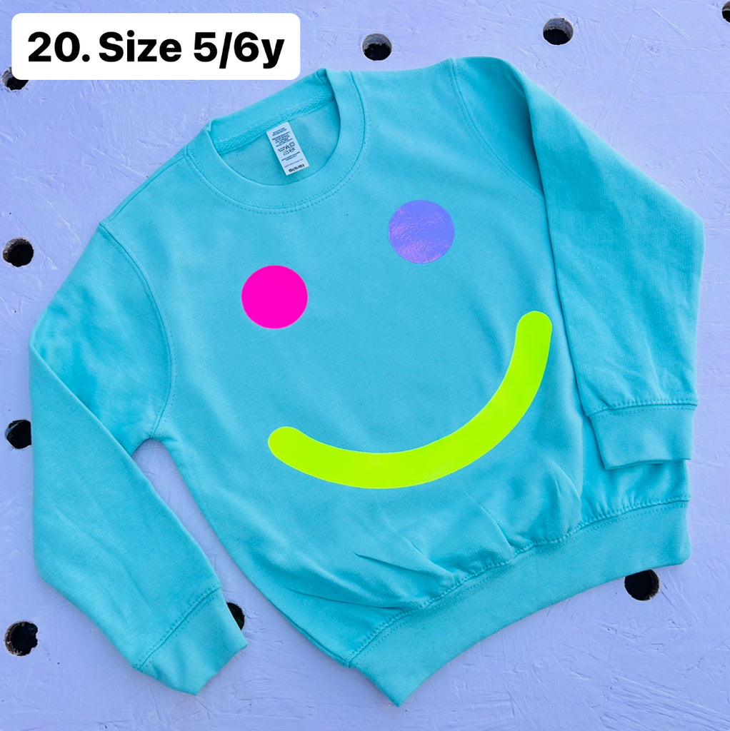 Happy Kids Tees and Sweatshirts - one off - various sizes