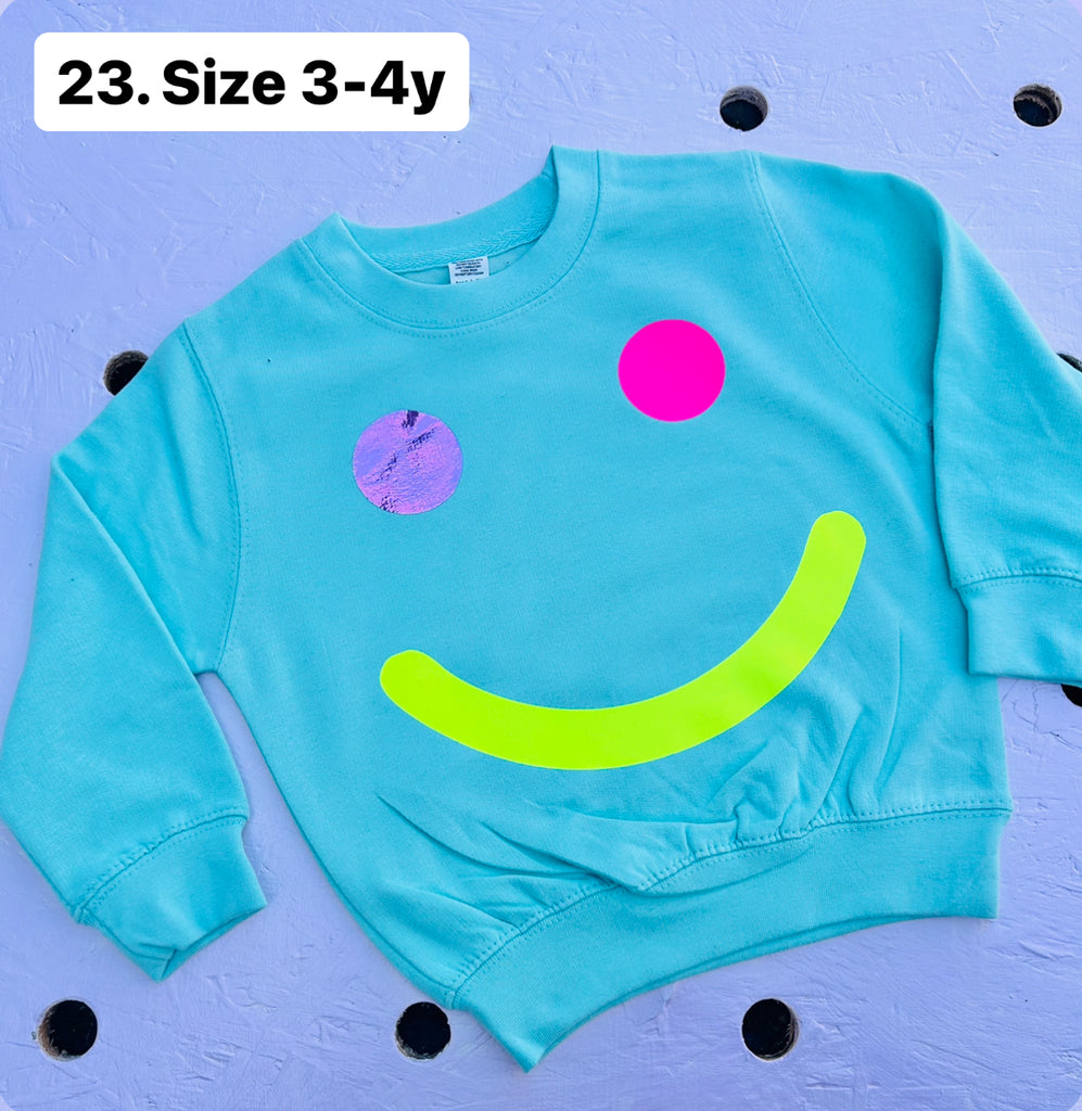 Happy Kids Tees and Sweatshirts - one off - various sizes