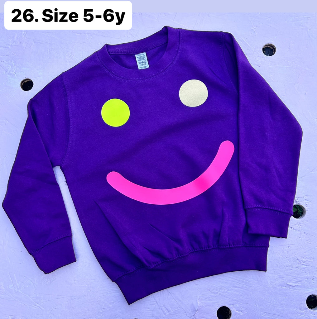 Happy Kids Tees and Sweatshirts - one off - various sizes