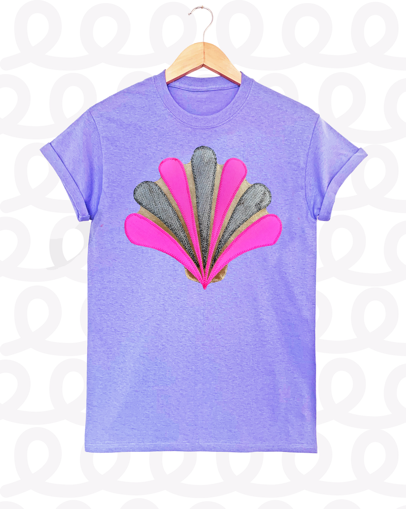 'Shell Shock' Unisex Tee - Black and Neon