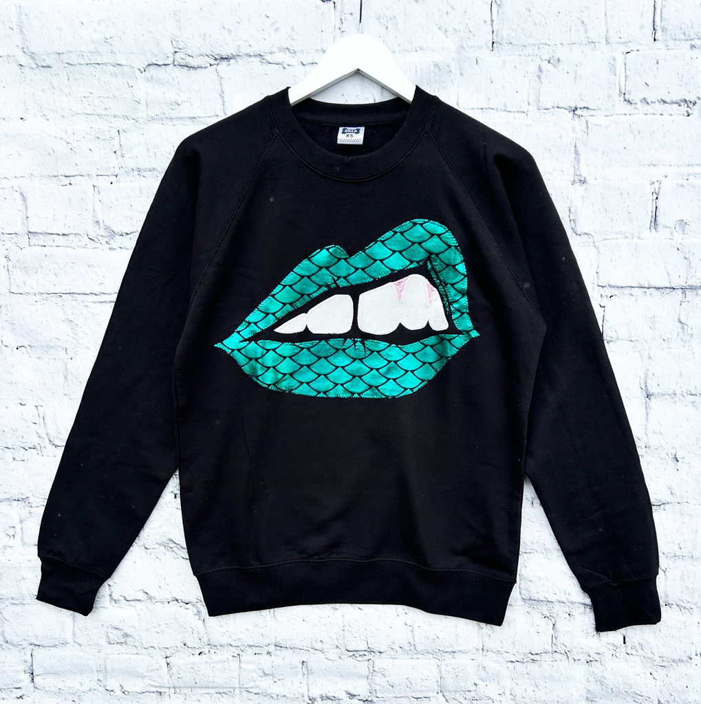 Bite Back Sweatshirt - Mermazing - Just Size XS Left