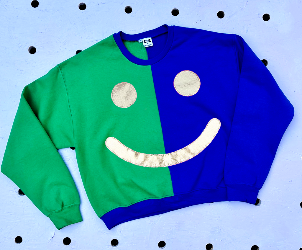 Happy Sack Sweatshirt - Blue / Green