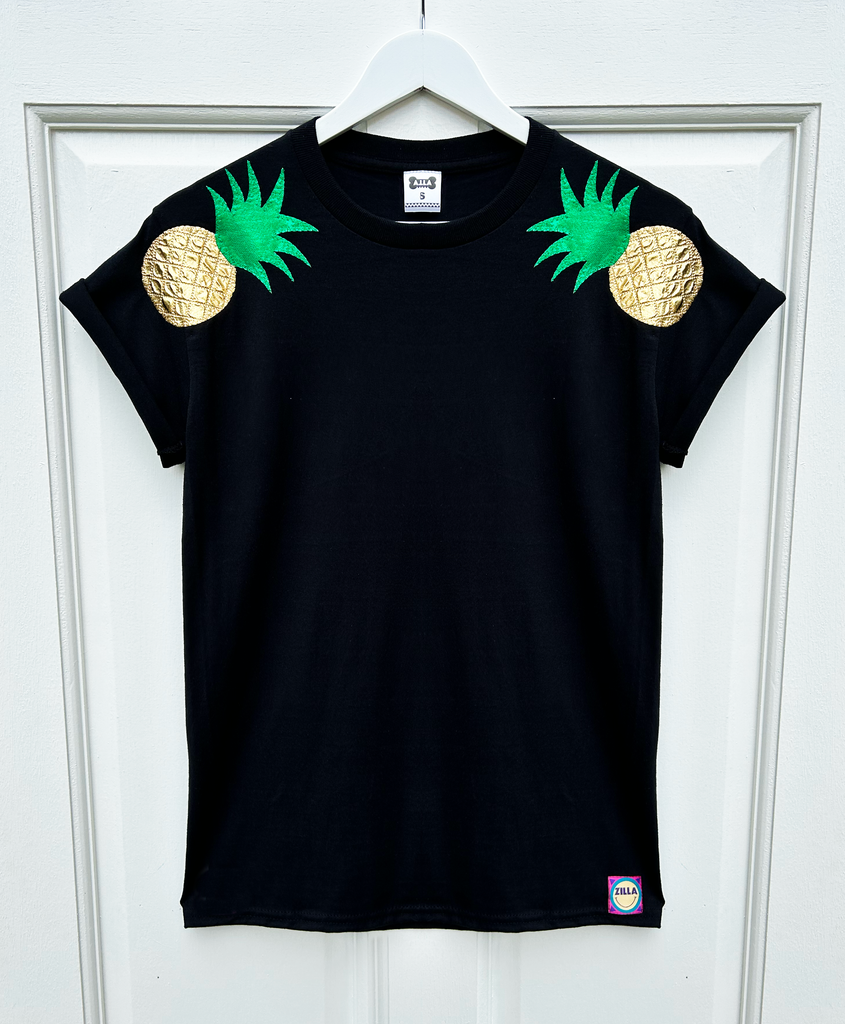 Totally Tropical Unisex Tee - Black - Just Size 4XL Left