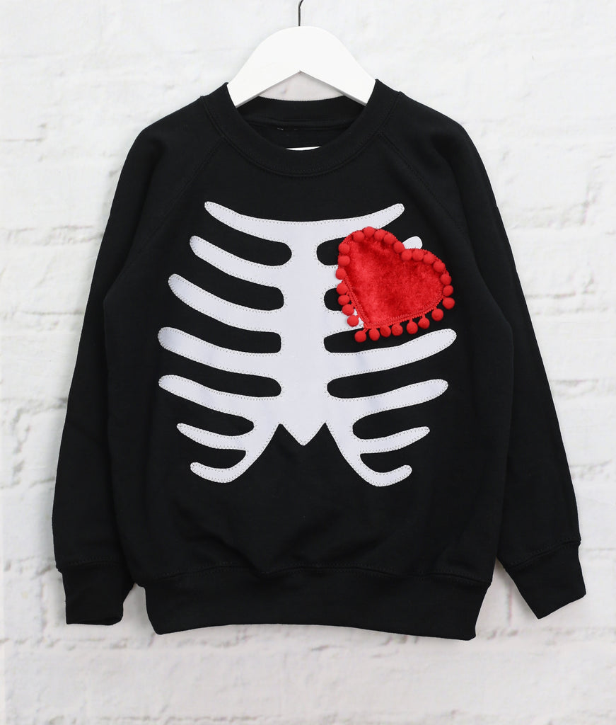 KIDS Dem Bones *Reflective* Sweatshirts - just size 3/4 left