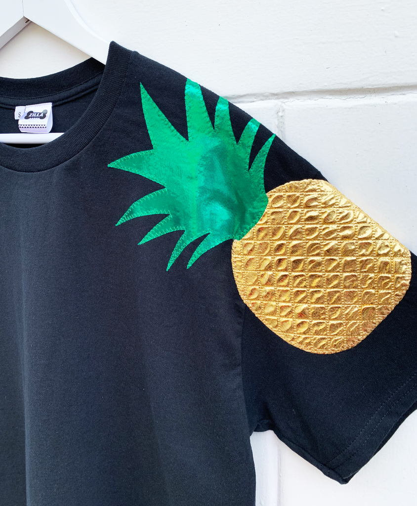 Totally Tropical Oversized Tee - Black - Just XS and 3XL left