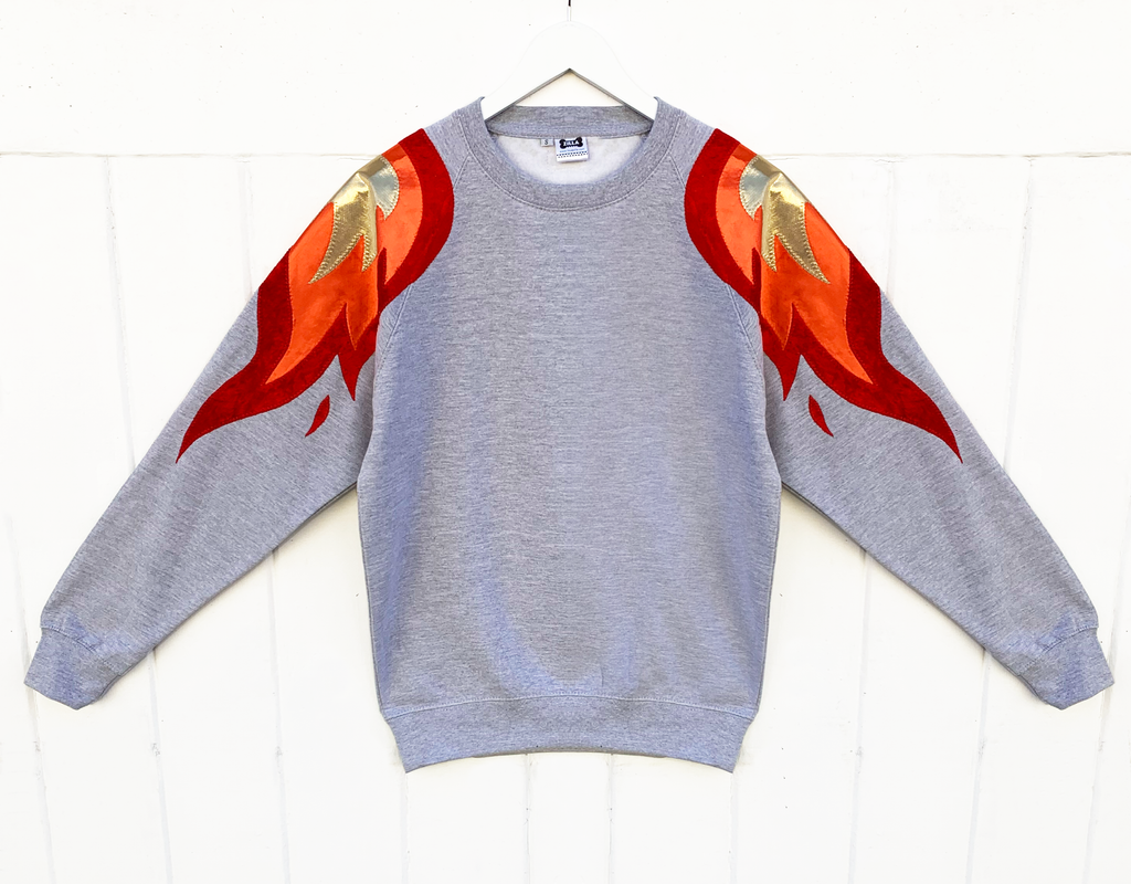 Unisex Phoenix - Flame on Grey - just 5XL left